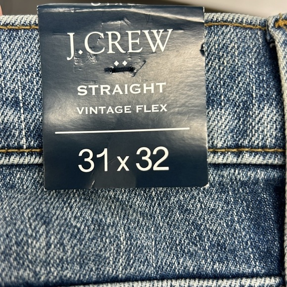 J. Crew Factory Straight Vintage Flex Jeans‎ NWT Size 31x32 - Picture 10 of 10